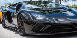 black new car